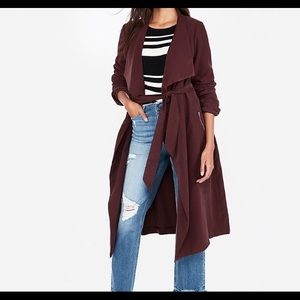 express soft trench coat
